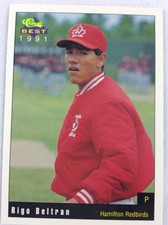 1991 Hamilton Redbirds-Classic BEST Minor League Baseball Card-Rigo Beltran