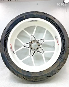 2014 14 MV Agusta 800 Brutale B3 back rear wheel rim mag tire 17" - Picture 1 of 15