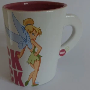 DISNEY Tinkerbell Rock Chick Ceramic Coffee Tea Cup Mug (Disney Store) - Foto 1 di 9