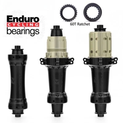 Road Bike Straight Pull Hub 100x9/130x10mm 20/24 Hole 60T Ratchet V Brake Hub - Image 1 of 4