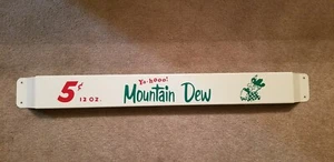 33'' Door push bar Mountain Dew Yahooo Antique Soda Advertising sign - Bild 1 von 4