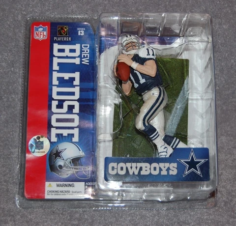 DALLAS COWBOYS DREW BLEDSOE #11 NFL FOOTBALL SERIES 13 ACTION FIGURE Cover