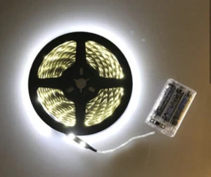 5M Battery Powered LED Strip Lights 2835 Waterproof Tape - Picture 1 of 1