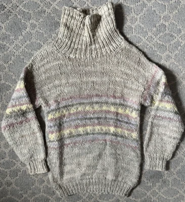 Suéter Vintage Manos Del Uruguay M Hecho a Mano con Hilo de Lana Hilado a Mano Foto 1 de 4