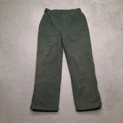 VINTAGE Browning Pants Mens Medium Green Gore-Tex Straight Leg Hunting 32x29 - Image 1 of 4