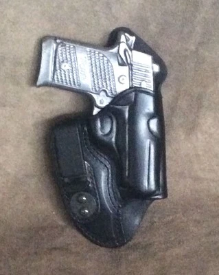 Funda de cuero oculta Sig Sauer P938 IWB con protector contra sudor Foto 1 de 4