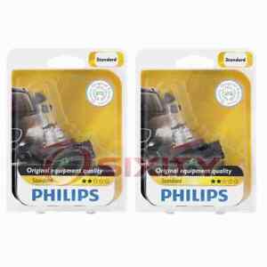 2 pc Philips Low Beam Headlight Bulbs for Dodge Charger Durango Grand pg