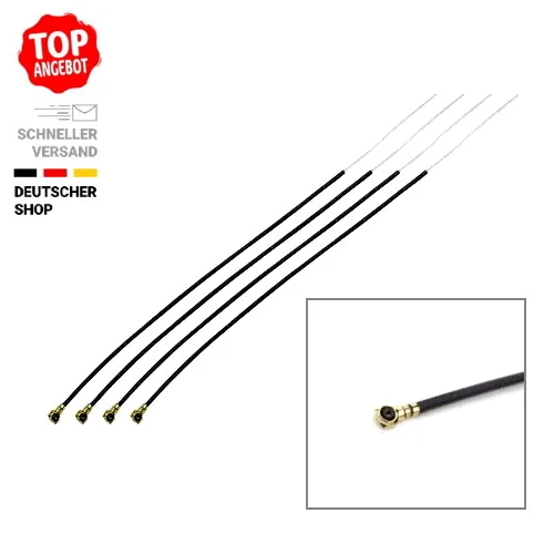 ✅ 4 x RC Ersatz Antenne 2,4GHz Empfänger MHF-4 IPX PRO 150 mm FRSKY - Bild 1 von 1