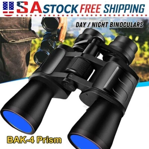 180x100 HD Power Military Binoculars Day/Night BAK4 Optics Hunting Camping Bag - Picture 1 of 12