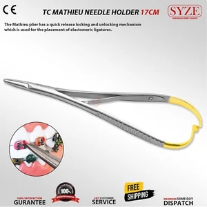 Abrazaderas de sutura quirúrgicas de ligadura de ortodoncia delgada dental Mathieu - Imagen 1 de 3