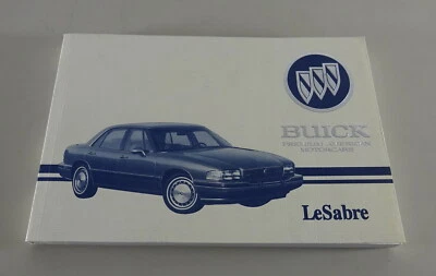 Manuale Dell'Utente / Manuale Buick Le Sabre Anno 1994 - Immagine 1 di 2