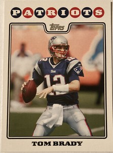Tom Brady 2008 Topps Card #3 (1768)