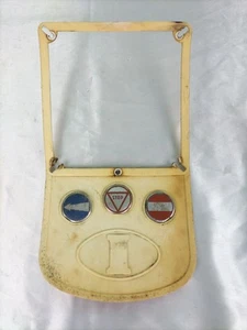 Accessorio Epoca anni '50 '60 Farobasso Vespa Paraspruzzi Targa Lambretta Brevet - Imagen 1 de 10