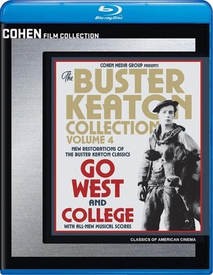 The Buster Keaton Collection - Volume 4 (Go West / College) (Blu-ray) - Image 1 of 2