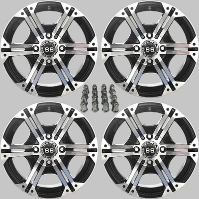 YAMAHA RHINO 700 14" VIPER M/B ATV / UTV ALUMINUM WHEELS (SET 4) IRS1CA - Image 1 of 4