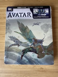 Avatar 4K UHD Blu Ray Steelbook Best Buy Brand New & Sealed! - Picture 1 of 4