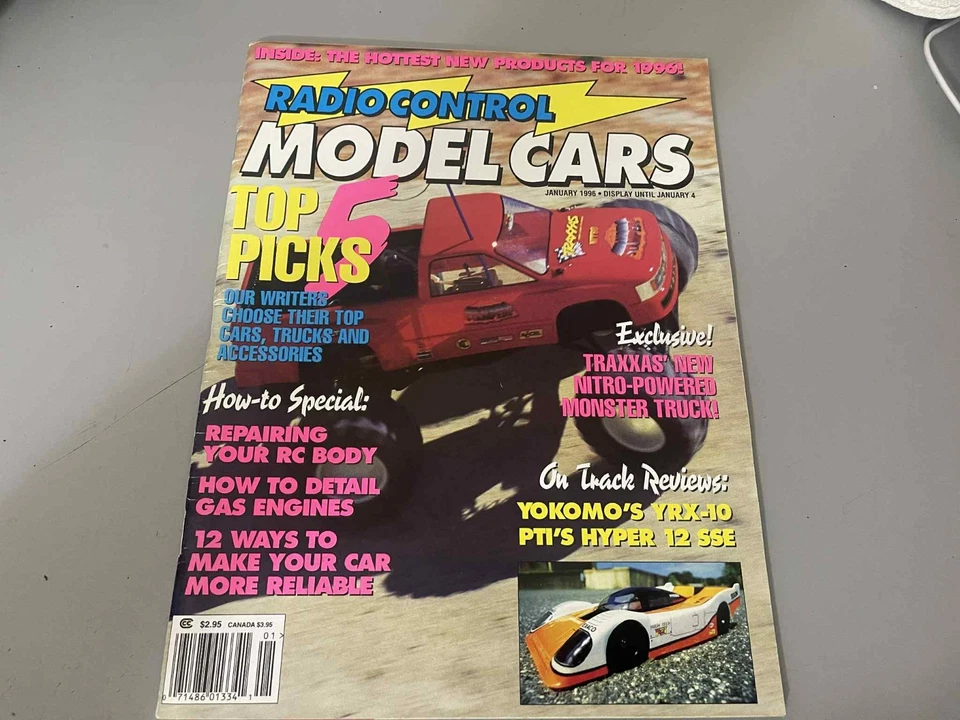 Vintage January 1996 R/C Model Cars (Radio Control Car Action Competition Plus) - Image 1 of 1