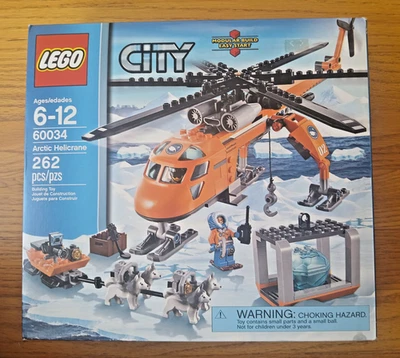 LEGO City Arctic Helicrane 60034 huskies New Factory Sealed Retired - Image 1 of 4