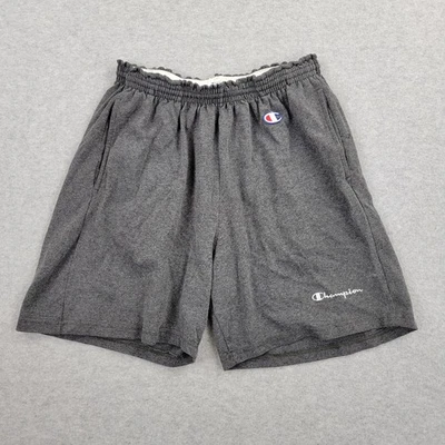 Champion Shorts Mens Large 36-38 VTG Gray Sweat Embroidery Pockets - Image 1 of 4