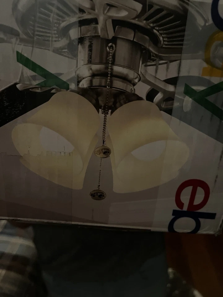 Hampton Bay WilliamsonLED Ceiling Fan Light Kit Brushed Nickel Universal - Image 1 of 3