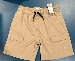 Brand New with tags- Abercrombie Kids- Boys Khaki Shorts- Size 13/14 - Picture 1 of 2