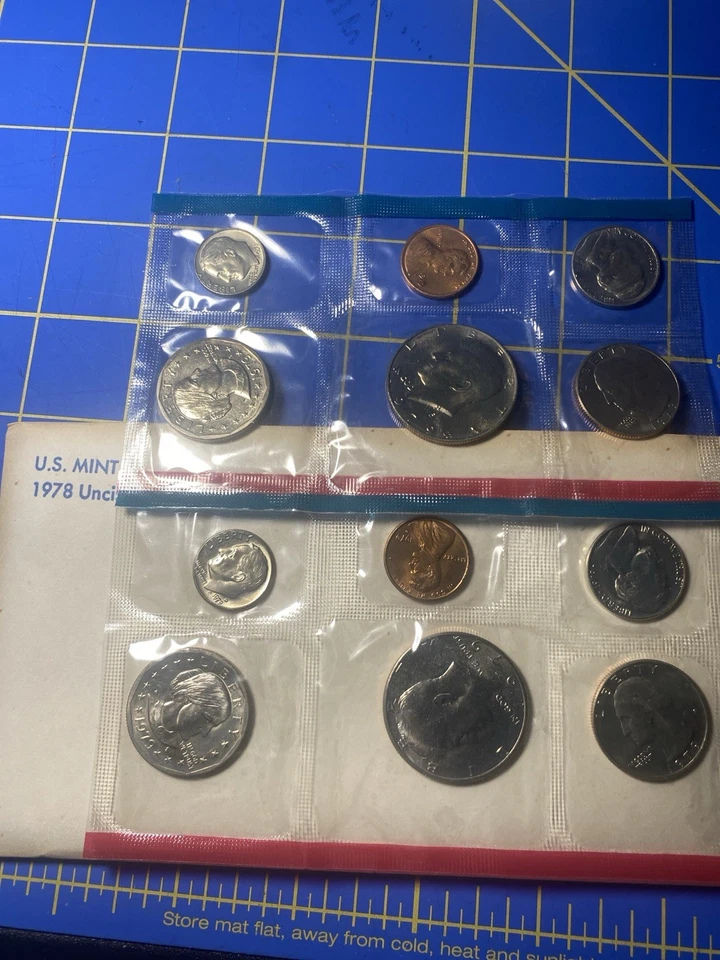 1978 P D Uncirculated US Mint Set 12 Coin Set United States Philadelphia Denver - Image 1 of 1