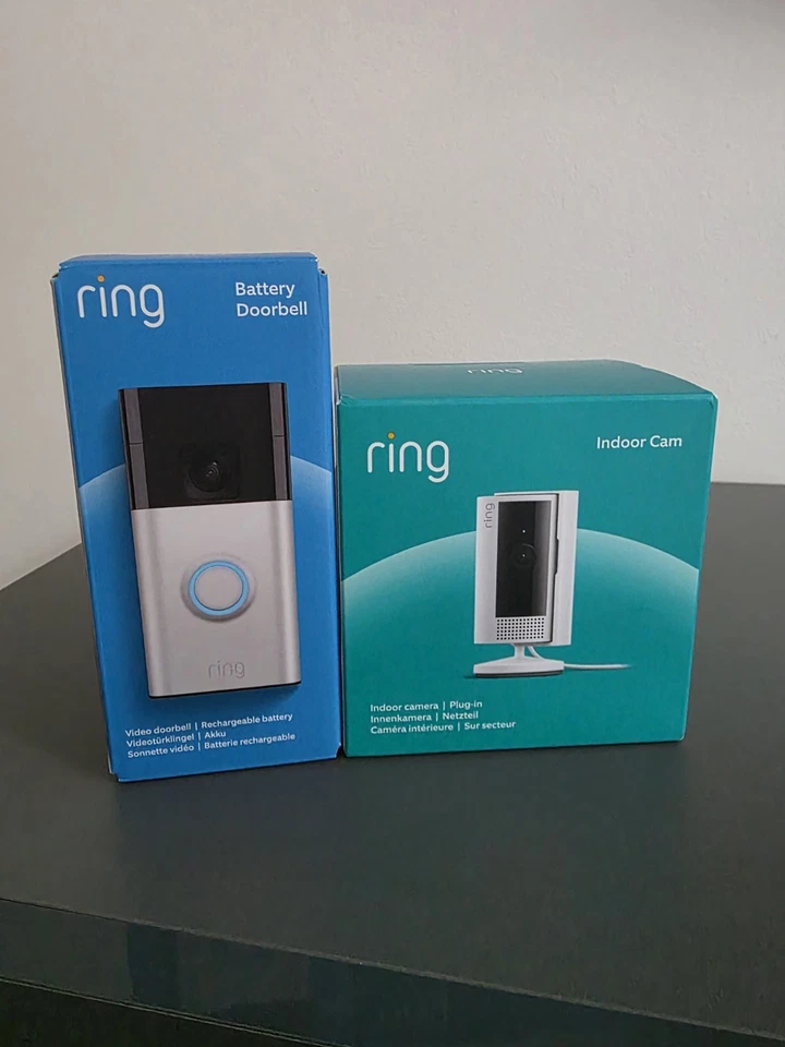 Ring Battery Video Doorbell Plus Extra Quick Release Battery Black Case