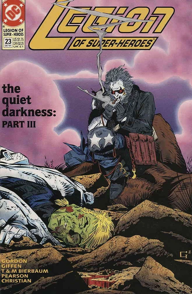 Legion of Super-Heroes (4th Series) #23 VF/NM; DC | Keith Giffen Lobo - w/Bag+Bo - Image 1 of 1