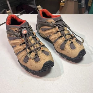 Merrell Damen Chameleon 2 Stretch hellbraun Größe 10 gebraucht, in einwandfreiem Zustand Wandern Campingschuh - Bild 1 von 8
