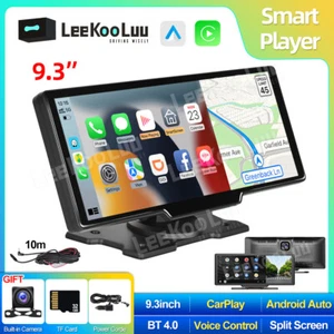 9" Touch Screen 2K Dash Cam Car Wireless Apple CarPlay Android Auto Radio HD DVR - Picture 1 of 12