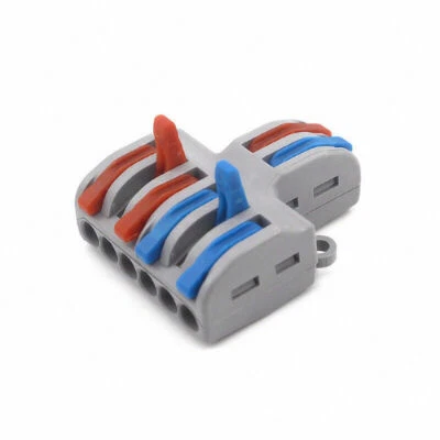 SUPERTECH PCT-62 2 IN 6 OUT WireConnector Out Wire Splitter Universal Compact PCT Terminal