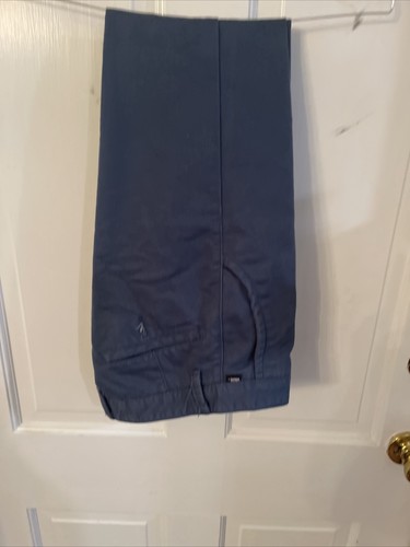 Pantalone Vans Uomo 28 Reg Chino Flat Front Blu Dritto Casual