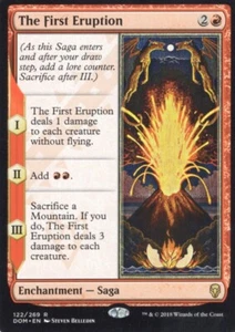 3X THE FIRST ERUPTION 122/269 DOMINARIA MTG MAGIC NM X3 - Picture 1 of 1