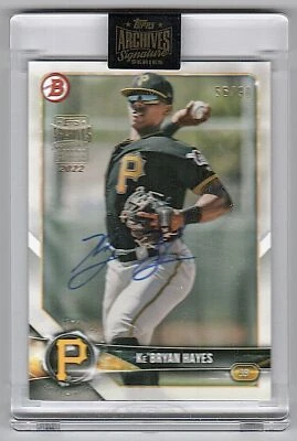 2022 Topps Archives Signature Series Ke'Bryan Hayes Buyback Pirates Auto #56/90 - Image 1 of 2