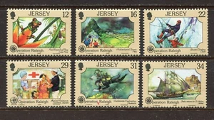 JERSEY 1988, WORLD HEALTH ORGANIZATION - 40TH ANNIV. SAILING SHIP Sc 461-466 MNH - Picture 1 of 1