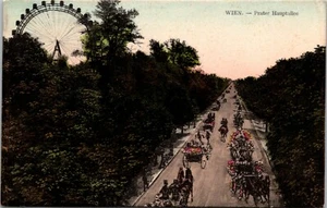 Postal Prater Hauptallee Viena Austria - Imagen 1 de 2
