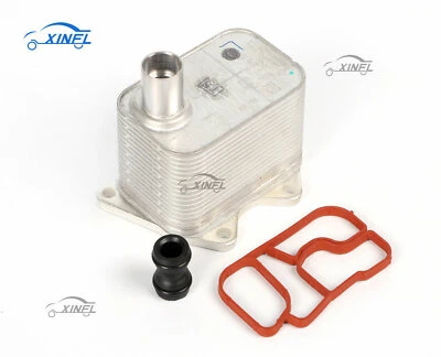 Enfriador de aceite de motor de aluminio para VW Jetta Golf Skoda Audi A3 A4 A5 Q4 Q5 1.8 2.0T Foto 1 de 4