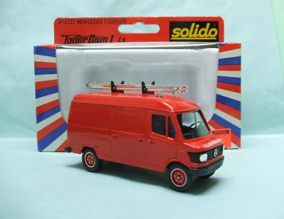 Solido Toner Gam I - MERCEDES FOURGON 407 D POMPIERS réf. 2132 BO 1/50 - Photo 1/4