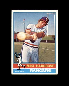 Mike Hargrove Hand Signed 1976 Topps Texas Rangers Autograph - Picture 1 of 2