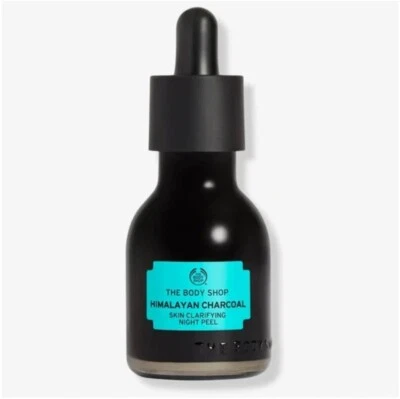 The Body Shop Himalayan Charcoal Skin Clarifying Night Peel 1.0 0z. New In Box - Image 1 of 2