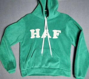 Aaron gowarty Hafful Clothing Luxury Fleece HAF Green Hoodie Small SUPER SOFT - Picture 1 of 8