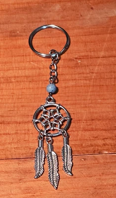 Chaveiro Dream Catcher tom prata - Imagem 1 de 2