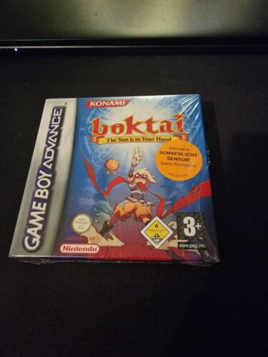 Boktai 1 Sealed Mint PAL Game Boy Advance Gba - The Sun is in Your Hand