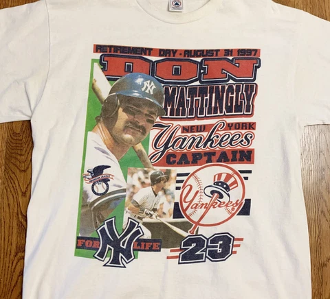Don Mattingly Retirement Day T-Shirt Unisex Tee Men Cotton Size S to 5XL SS581 Cover