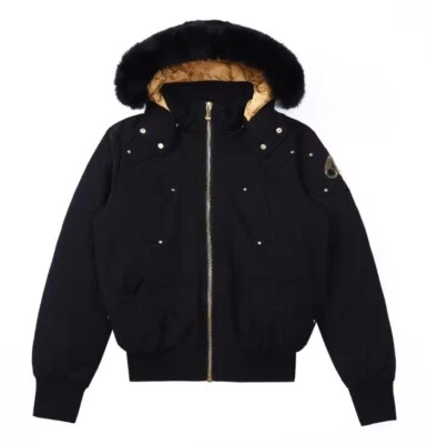Winter New Moose Knuckles Gold _Scissors Down Cotton Hoodie Jacket Men Women - Image 1 of 4