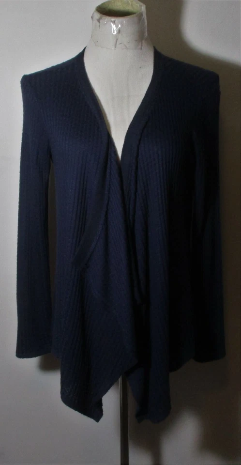 VELVET Blue Long Sleeve Cardigan Wrap Sweater Size M - Image 1 of 4
