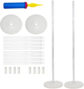 LANGXUN 2 Sets 50-Inch High DIY Balloon Column Stand Kits decoration