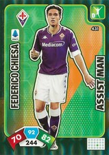 Panini, Calciatori Adrenalyn XL 2020-2021: card 431 Assist Man Federico Chiesa (