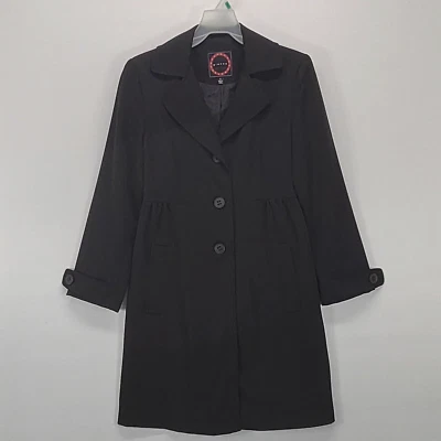 Vintage Giacca Jacket Women Small Black Blazer Lightweight Coat Back Belt Pocket - Image 1 of 4