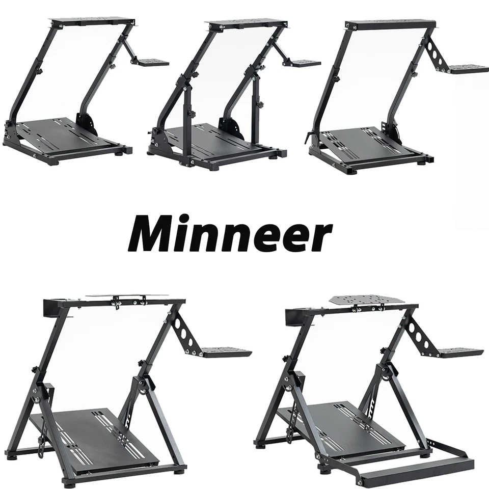 Minneer Racing Steering Wheel Stand Fit Logitech G29 G920 G923 Thrustmaster T248 - Image 1 of 1